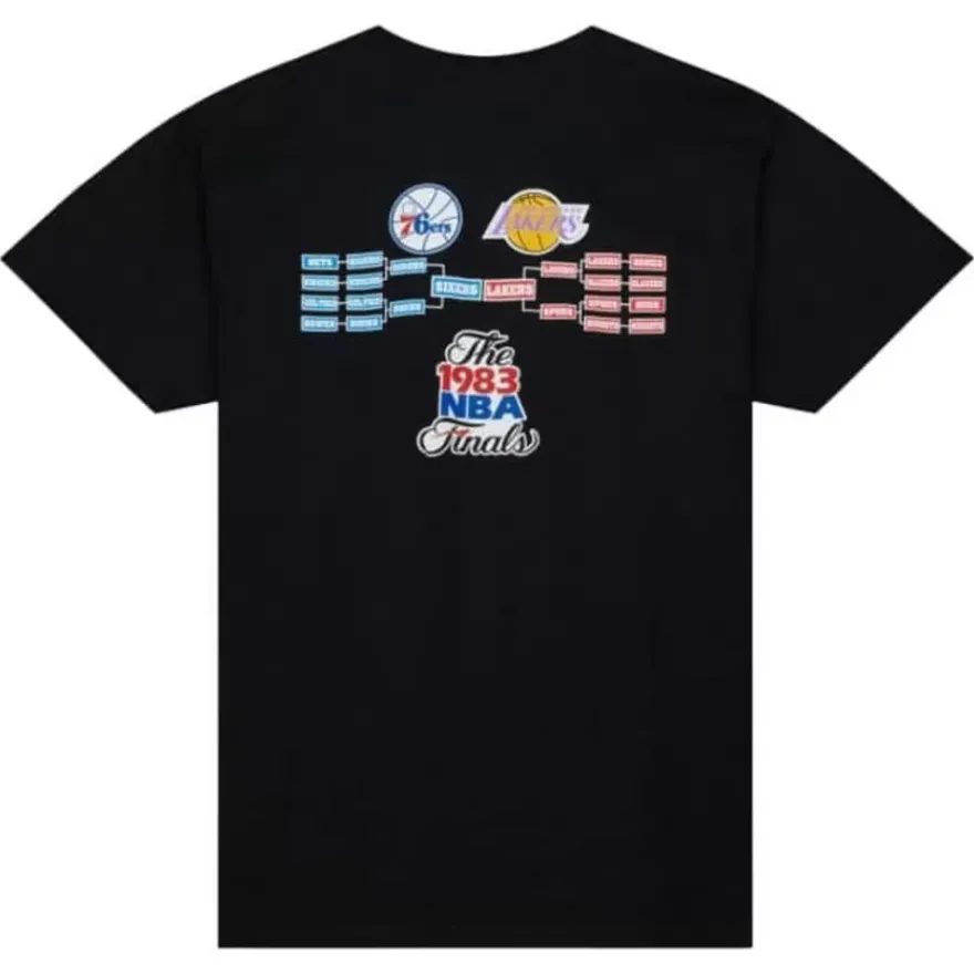 Mitchell & Ness T-Shirts & Tops-Victory Road Ss Tee Hwc Finals Sixers Vs Lakers Road