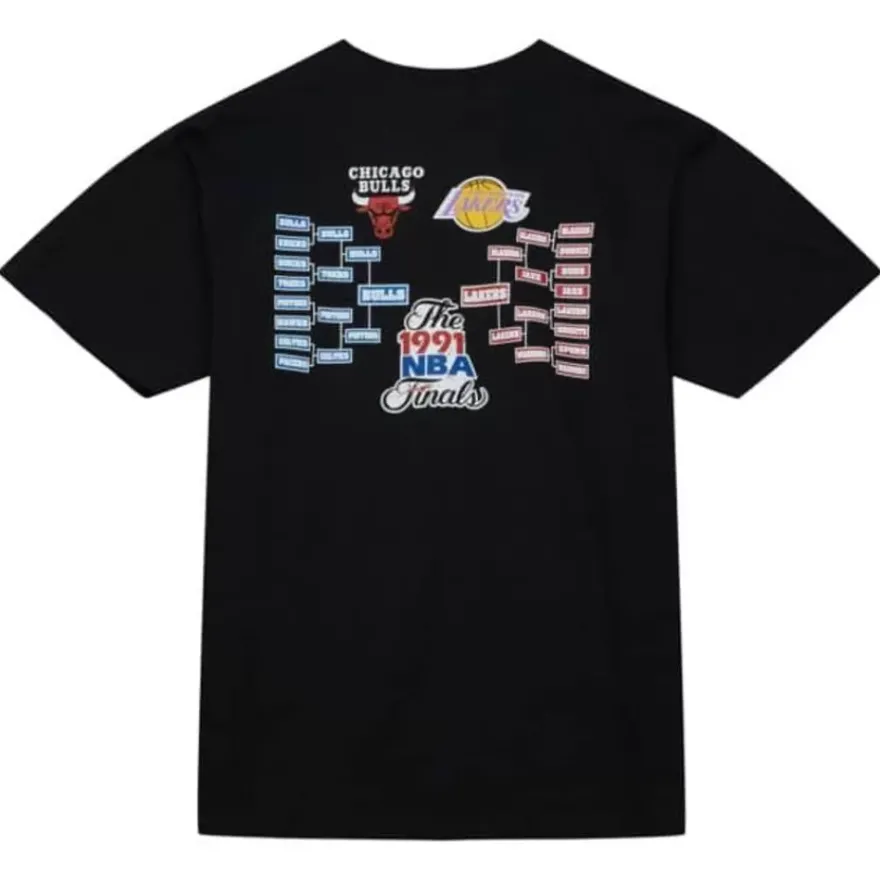 Mitchell & Ness T-Shirts & Tops-Victory Road Ss Tee Hwc Finals Bulls Vs Lakers Road