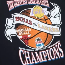 Mitchell & Ness T-Shirts & Tops-Victory Road Ss Tee Hwc Finals Bulls Vs Lakers Road