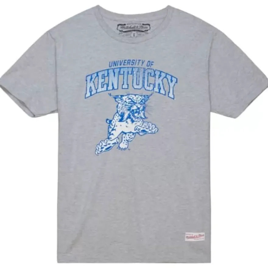 Mitchell & Ness T-Shirts & Tops-Vintage Arch Tee University Of Kentucky