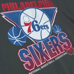 Mitchell & Ness T-Shirts & Tops-Vintage Cracked Tee Philadelphia 76Ers