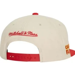 Mitchell & Ness Snapback-Vintage Cream Snapback Calgary Flames