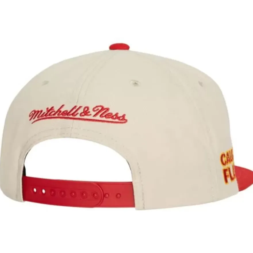 Mitchell & Ness Snapback-Vintage Cream Snapback Calgary Flames