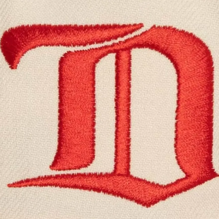 Mitchell & Ness Snapback-Vintage Cream Snapback Detroit Red Wings