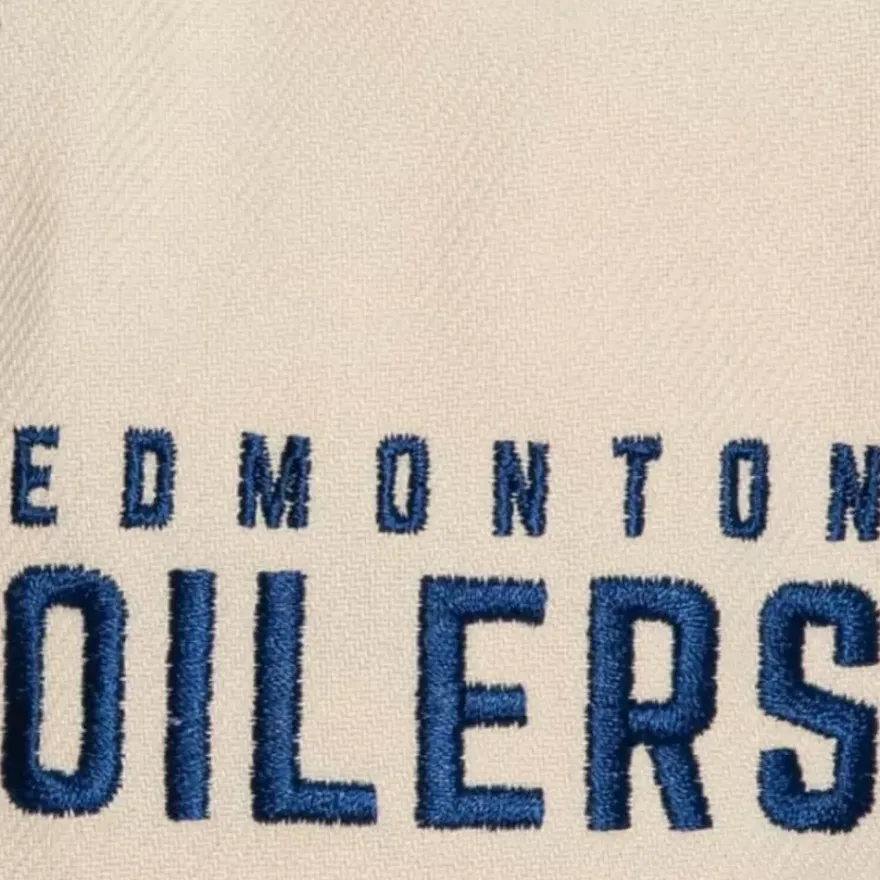 Mitchell & Ness Snapback-Vintage Cream Snapback Edmonton Oilers