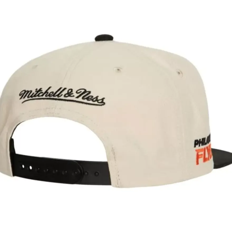 Mitchell & Ness Snapback-Vintage Cream Snapback Philadelphia Flyers