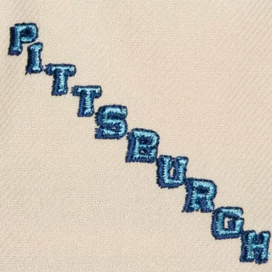 Mitchell & Ness Snapback-Vintage Cream Snapback Pittsburgh Penguins