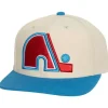 Mitchell & Ness Snapback-Vintage Cream Snapback Quebec Nordiques