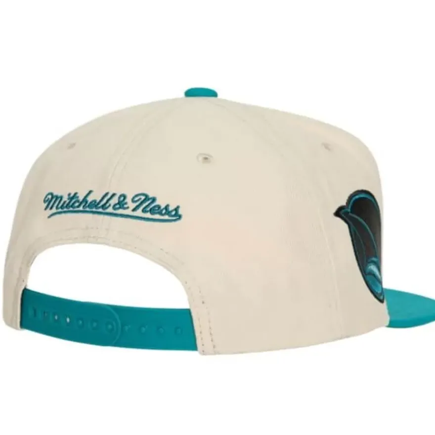 Mitchell & Ness Snapback-Vintage Cream Snapback San Jose Sharks