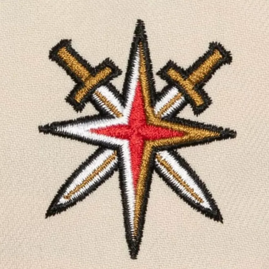 Mitchell & Ness Snapback-Vintage Cream Snapback Vegas Golden Knights