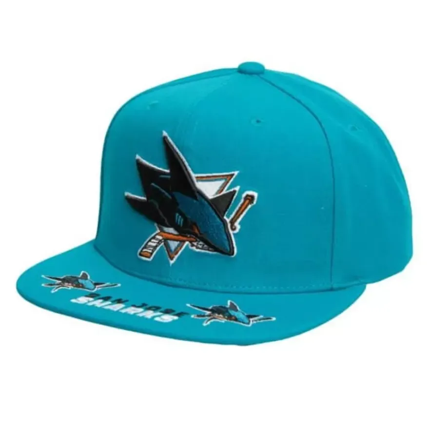 Mitchell & Ness Snapback-Vintage Hat Trick Snapback San Jose Sharks