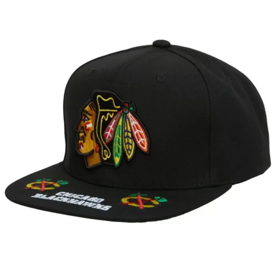 Mitchell & Ness Snapback-Vintage Hat Trick Snapback Chicago Blackhawks