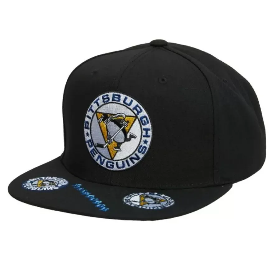 Mitchell & Ness Snapback-Vintage Hat Trick Snapback Pittsburgh Penguins