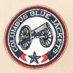 Mitchell & Ness Snapback-Vintage Off-White Snapback Columbus Blue Jackets