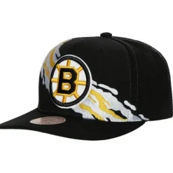 Mitchell & Ness Snapback-Vintage Paintbrush Snapback Boston Bruins