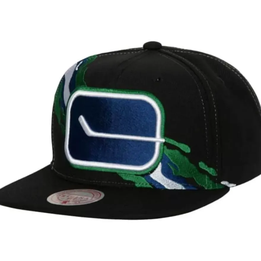 Mitchell & Ness Snapback-Vintage Paintbrush Snapback Vancouver Canucks