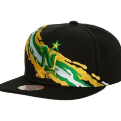 Mitchell & Ness Snapback-Vintage Paintbrush Snapback Minnesota North Stars