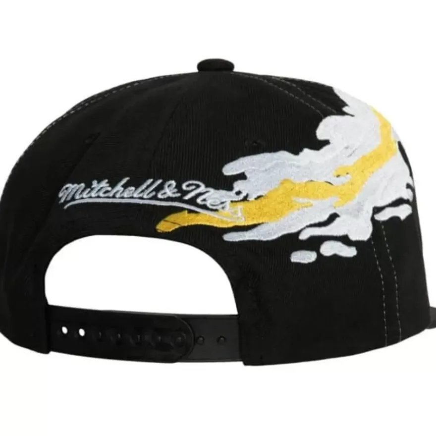 Mitchell & Ness Snapback-Vintage Paintbrush Snapback Pittsburgh Penguins
