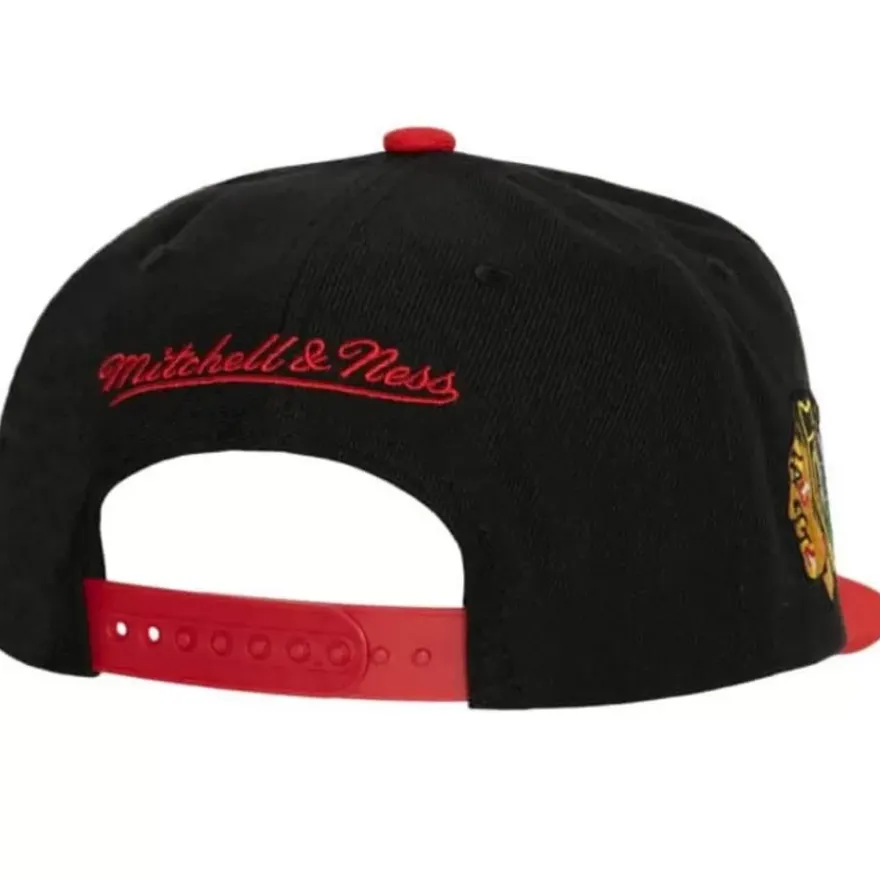Mitchell & Ness Snapback-Vintage Script Snapback Chicago Blackhawks