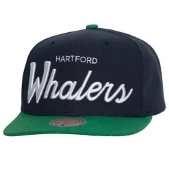 Mitchell & Ness Snapback-Vintage Script Snapback Hartford Whalers