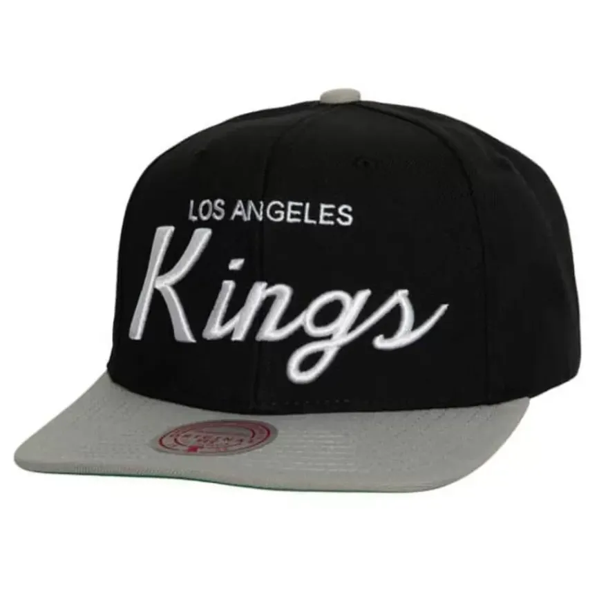 Mitchell & Ness Snapback-Vintage Script Snapback Los Angeles Kings