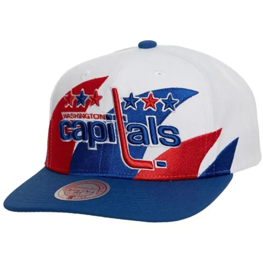 Mitchell & Ness Snapback-Vintage Sharktooth Snapback Washington Capitals