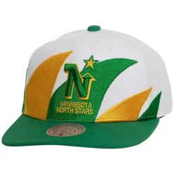 Mitchell & Ness Snapback-Vintage Sharktooth Snapback Minnesota North Stars