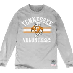 Mitchell & Ness T-Shirts & Tops-Vintage Stripe Ls Tee University Of Tennessee