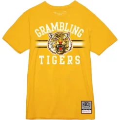 Mitchell & Ness T-Shirts & Tops-Vintage Stripes Tee Grambling State University