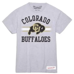 Mitchell & Ness T-Shirts & Tops-Vintage Stripes Tee University Of Colorado Boulder