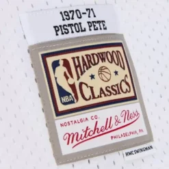 Mitchell & Ness Nba Swingman-White Swingman Pete Maravich Atlanta Hawks 1970-71 Jersey