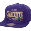 Mitchell & Ness Snapback-With Love Snapback Hwc Charlotte Hornets