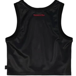 Mitchell & Ness T-Shirts & Tops-Womens Big Face 4.0 Crop Tank Chicago Bulls