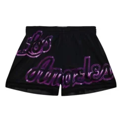 Mitchell & Ness Shorts-Womens Big Face 4.0 Shorts Los Angeles Lakers