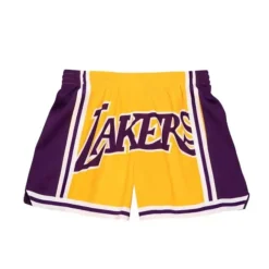 Mitchell & Ness Shorts-Women'S Big Face 3.0 Shorts Los Angeles Lakers