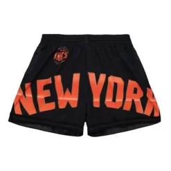 Mitchell & Ness Shorts-Womens Big Face 4.0 Shorts New York Knicks