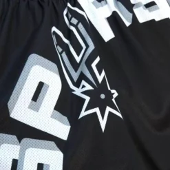 Mitchell & Ness Shorts-Womens Big Face 3.0 Shorts San Antonio Spurs