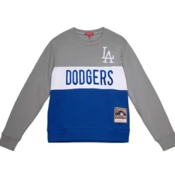 Mitchell & Ness Hoodies & Sweatshirts-Women'S Color Block Crew 2.0 Los Angeles Dodgers