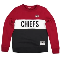 Mitchell & Ness Hoodies & Sweatshirts-Women'S Color Block Crew 2.0 Kansas City Chiefs