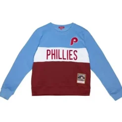 Mitchell & Ness Hoodies & Sweatshirts-Women'S Color Block Crew 2.0 Philadelphia Phillies