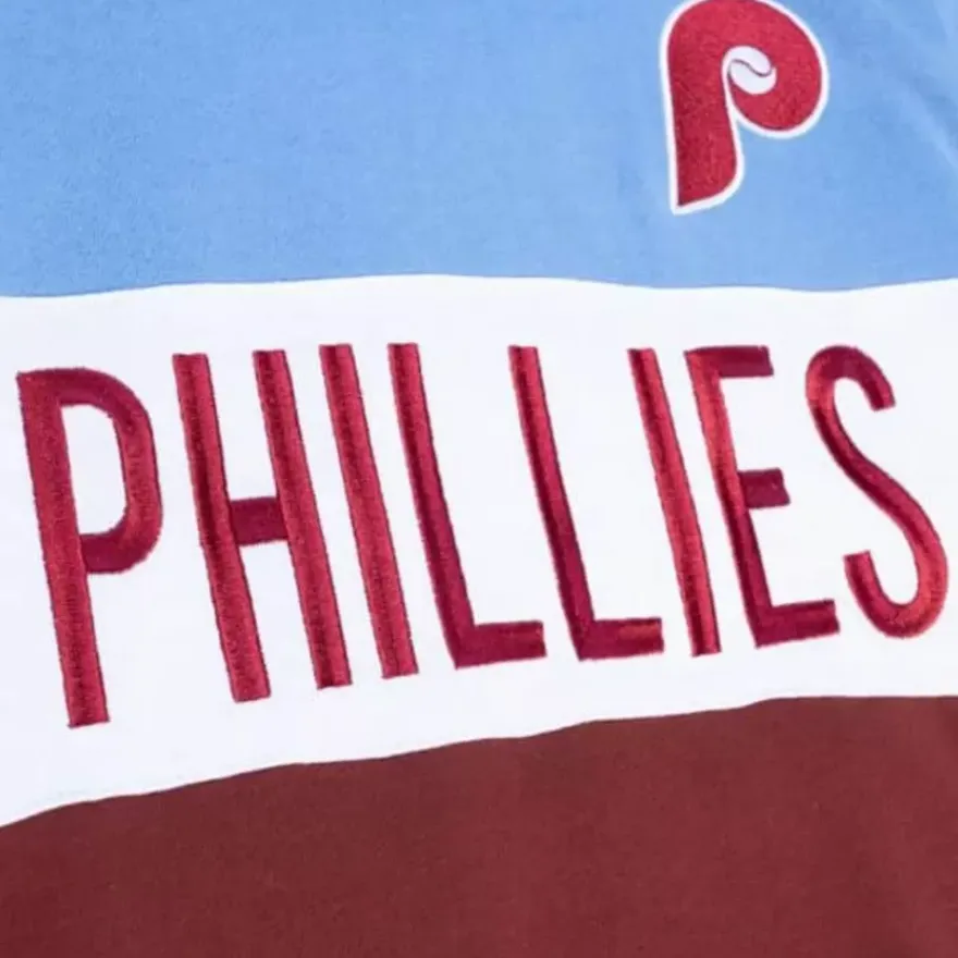 Mitchell & Ness Hoodies & Sweatshirts-Women'S Color Block Crew 2.0 Philadelphia Phillies