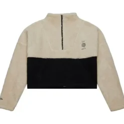 Mitchell & Ness Hoodies & Sweatshirts-Womens Cozyfield Half Zip Pullover Portland Trail Blazers