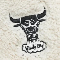 Mitchell & Ness Hoodies & Sweatshirts-Womens Cozyfield Half Zip Pullover Chicago Bulls