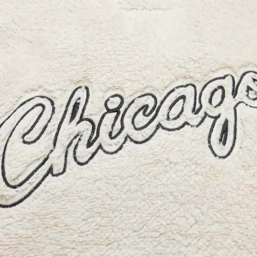 Mitchell & Ness Hoodies & Sweatshirts-Womens Cozyfield Half Zip Pullover Chicago Bulls