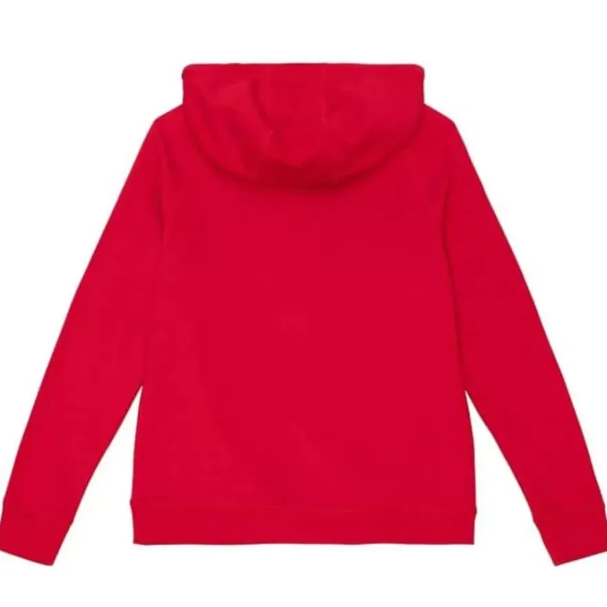 Mitchell & Ness Hoodies & Sweatshirts-Womens Funnel Neck Fleece 3.0 Chicago Bulls