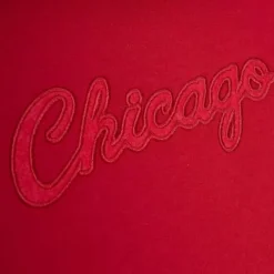 Mitchell & Ness Hoodies & Sweatshirts-Womens Funnel Neck Fleece 3.0 Chicago Bulls