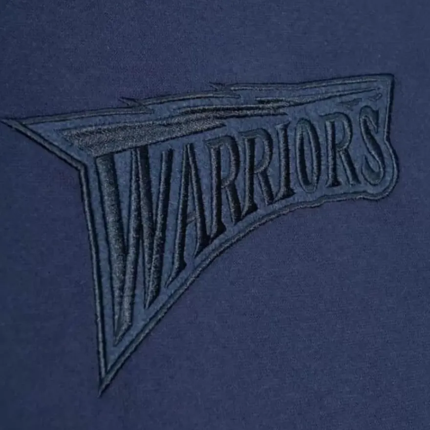 Mitchell & Ness Hoodies & Sweatshirts-Womens Funnel Neck Fleece 3.0 Golden State Warriors