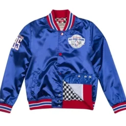 Mitchell & Ness Jackets & Outerwear-Women'S Lightweight Satin Jacket Nba All Star