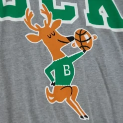 Mitchell & Ness Hoodies & Sweatshirts-Womens Logo Fleece Milwaukee Bucks