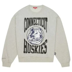 Mitchell & Ness Hoodies & Sweatshirts-Women'S Logo Lightweight Crew 3.0 University Of Connecticut